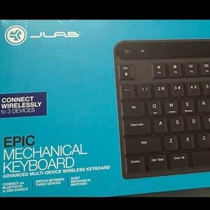 JLab Black Epic Mechanical Keyboard